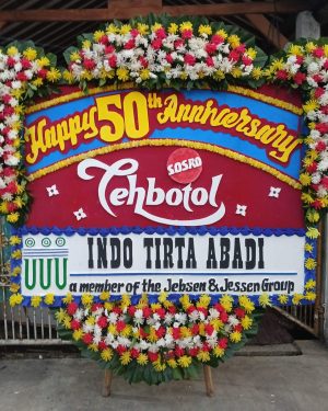 Karangan Bunga Anniversary UK 2M x 150CM