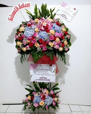 Stending Flowers Selamat & Sukses