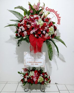 Stending Flowers Congratulations