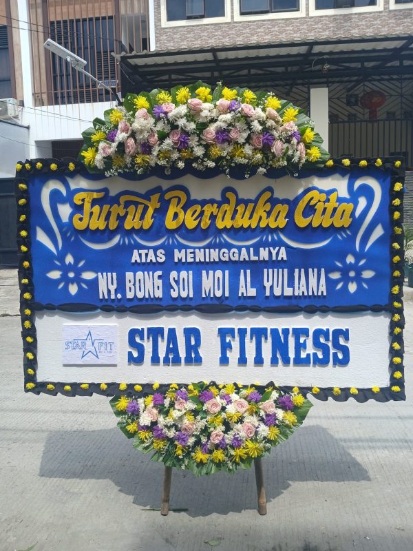Karangan Bunga Duka Cita Ukuran 2M x 125CM - Gambar 4