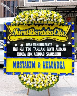 Karangan Bunga Duka Cita Ukuran 2M x 150CM