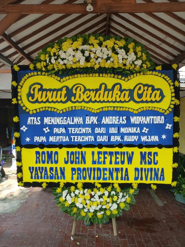 Karangan Bunga Duka Cita Ukuran 2M x 150CM - Gambar 5