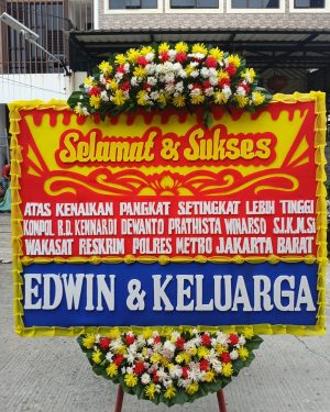 Karangan Bunga Selama & Sukses UK 2M x 150CM
