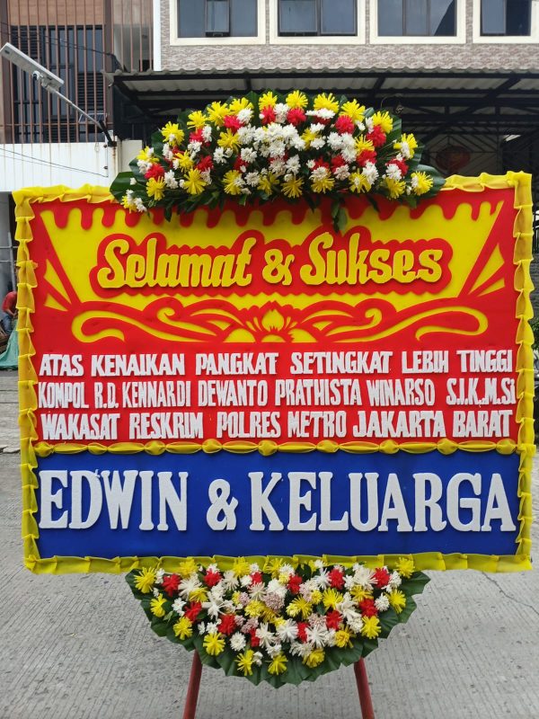 Karangan Bunga Selama & Sukses UK 2M x 150CM